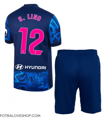 Atletico Madrid Samuel Lino #12 Dětské Alternativní Dres 2024-25 Krátký Rukáv (+ trenýrky)